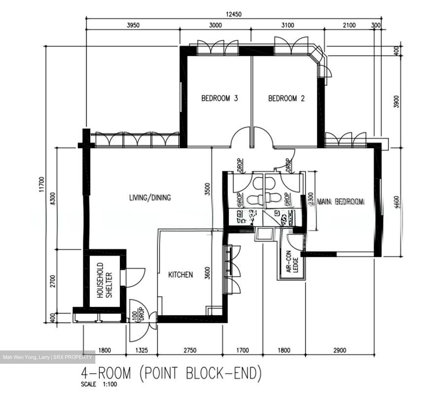 Blk 2D Kallang Heights (Kallang/Whampoa), HDB 4 Rooms #503454701